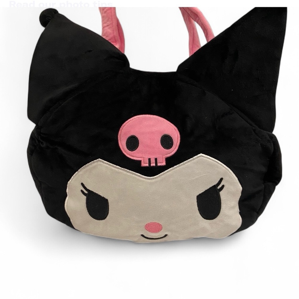 Sanrio Kuromi Black and Pink Character Tote Bag